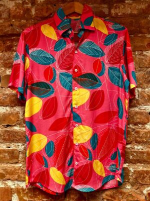 CAMISA FOLHAS COLORIDAS
