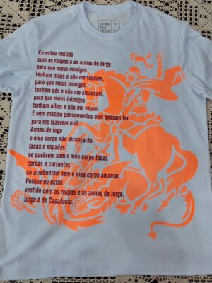 CAMISETA SÃO JORGE GRANDE ORAÇÃO