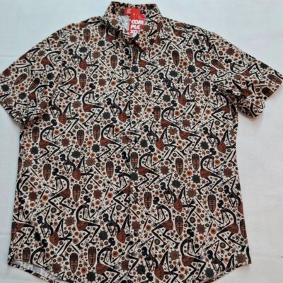 CAMISA MASCARAS TRIBAIS
