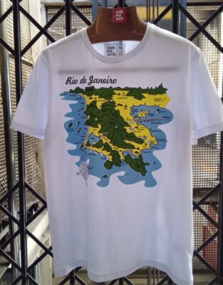 CAMISETA  MAPA RIO