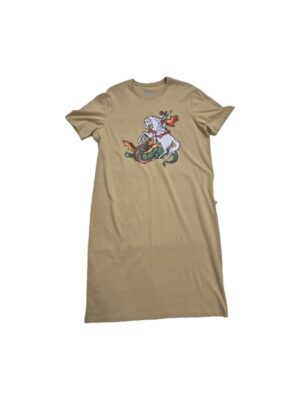 CAMISETA ALONGADA SÃO JORGE ( Com fendas laterais)