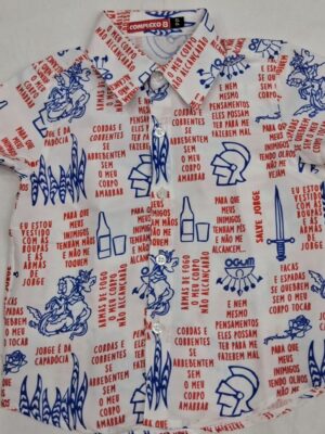CAMISA INFANTIL SÃO JORGE  NEW