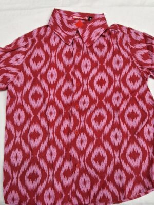 CAMISA INFANTIL DETALHES ROSA