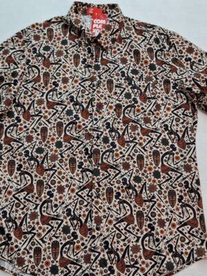 CAMISA INFANTIL MASCARAS TRIBAIS